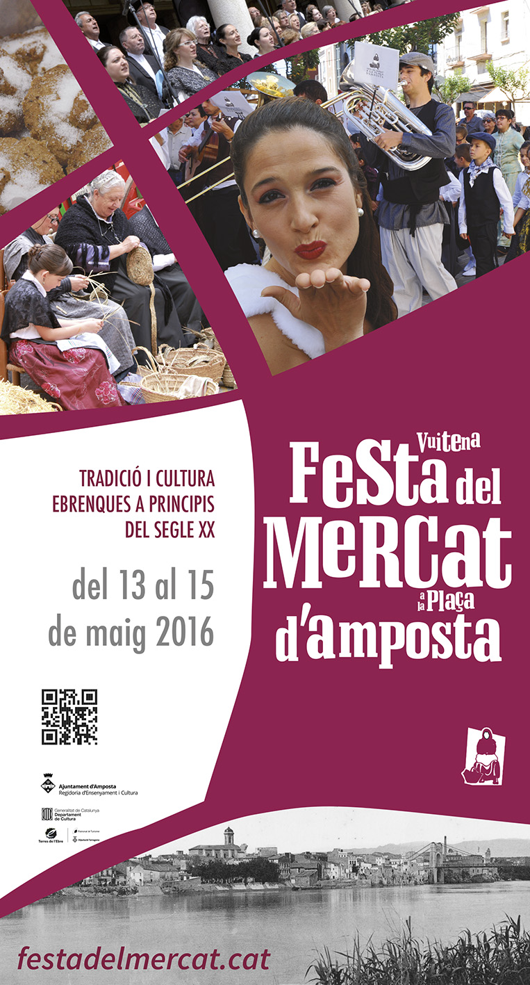 Ajuntament d´Amposta > Comunicació > La vuitena edició de la Festa del Mercat ja té cartell